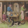 In de keuken, Tacuinum sanitatis, 14e eeuw, Bibliothèque nationale de France
